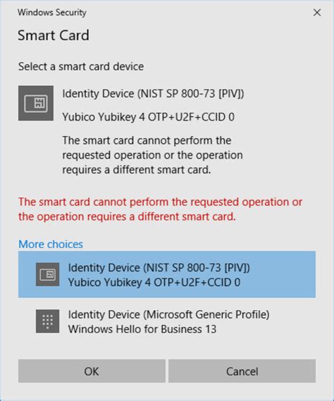 actividentity mini driver smart card cannot perform the requested operation|windows .